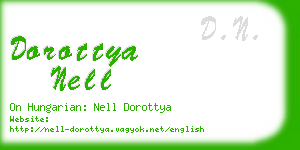 dorottya nell business card